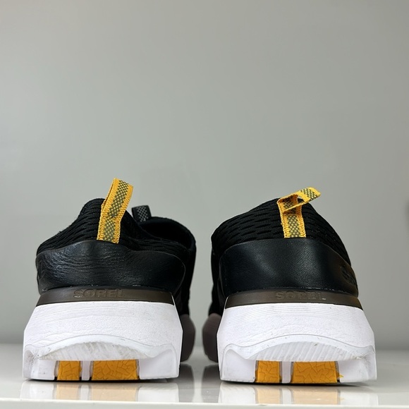 Sorel Kinetic Impact Sneakers Black Strap Mesh Slip On Fabric Shoes Size 9.5 - Picture 6 of 16